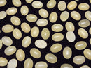Yellow Calcite Oval Cabochon 14x10mm 5pcs