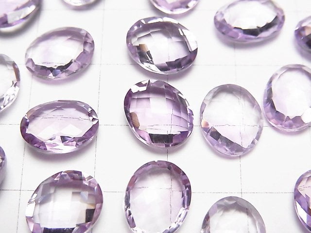 [Video] High Quality Pink Amethyst AAA Loose stone Faceted Oval 11x9mm 5pcs