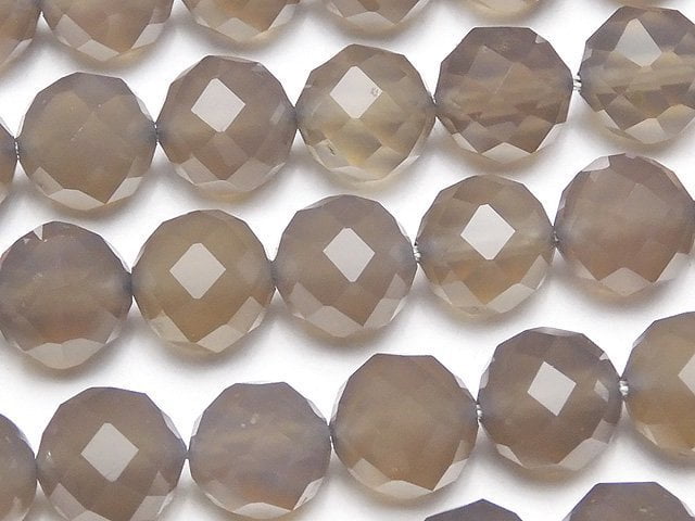 Faceted Round, Onyx Gemstone Beads