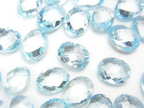 Oval, Topaz, Undrilled Gemstone Beads