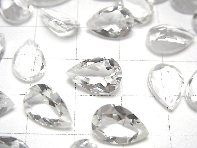 [Video]High Quality Crystal AAA Loose stone Pear shape Faceted 12x8mm 4pcs