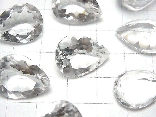 [Video]High Quality Crystal AAA Loose stone Pear shape Faceted 20x15mm 1pc