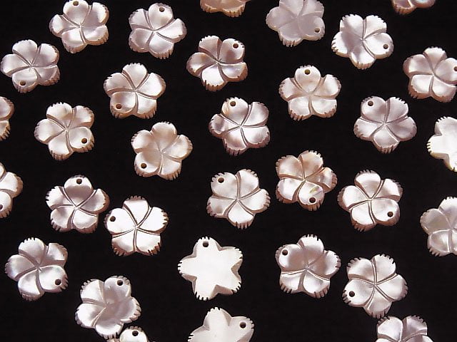 [Video] High Quality Pink Shell AAA Flower [10 mm] [12 mm] [14 mm] 4 pcs $3.79