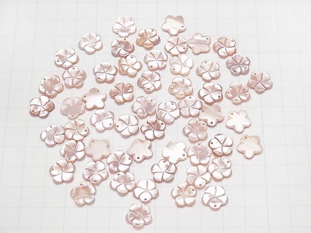 [Video] High Quality Pink Shell AAA Flower [10 mm] [12 mm] [14 mm] 4 pcs $3.79