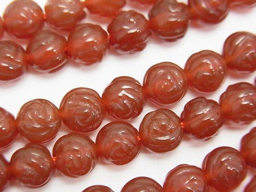 Agate, Rose, Round Gemstone Beads