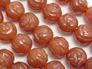Agate, Rose, Round Gemstone Beads