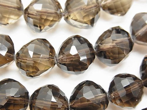 Cube, Smoky Quartz Gemstone Beads