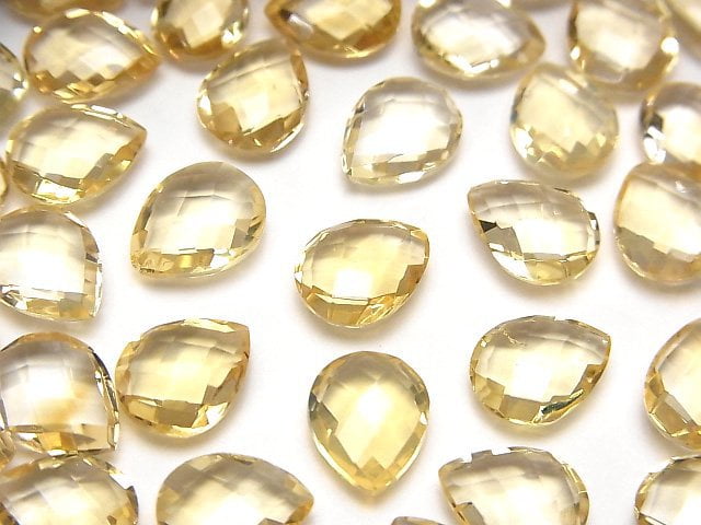 Citrine, Pear Shape, Undrilled Gemstone Beads