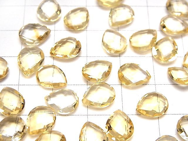 [Video] High Quality Citrine AAA Undrilled Pear shape Cushion Cut 10x8mm 5pcs $9.79!