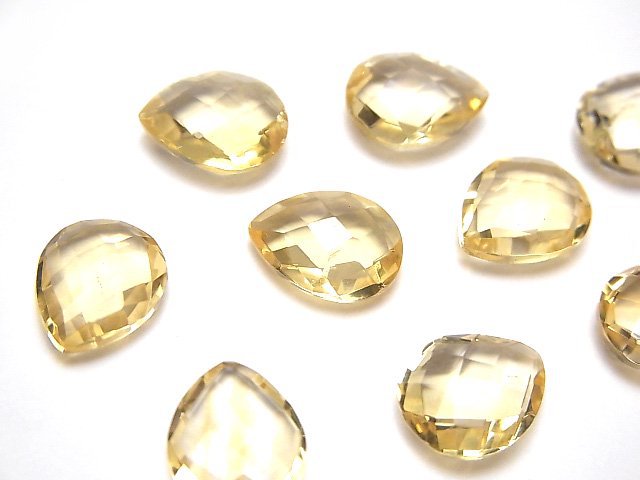 Citrine, Pear Shape, Undrilled Gemstone Beads