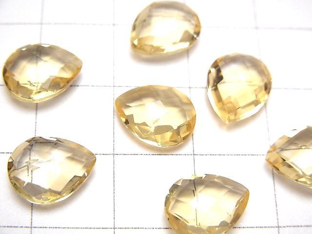 [Video] High Quality Citrine AAA Undrilled Pear shape Cushion Cut 11x9mm 3pcs $7.79!