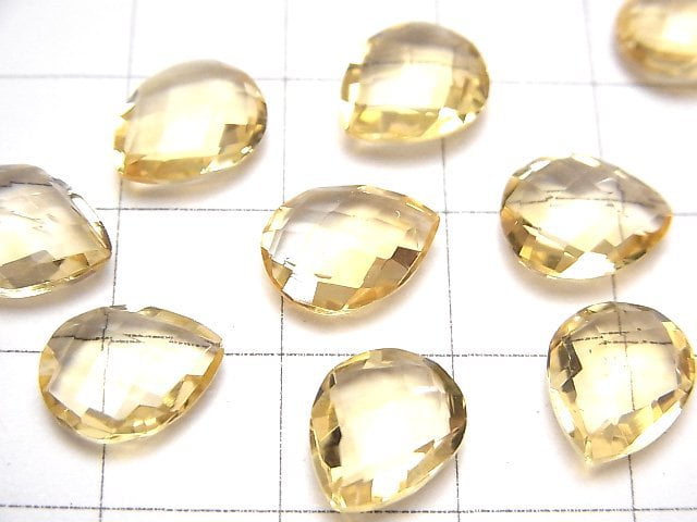 [Video] High Quality Citrine AAA Undrilled Pear shape Cushion Cut 11x9mm 3pcs $7.79!