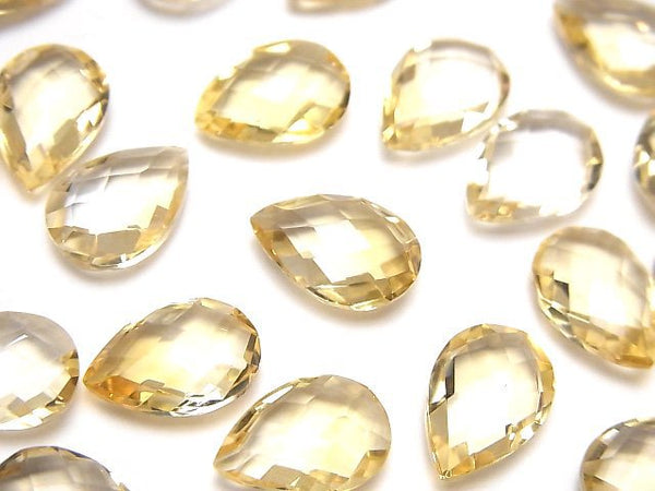 Citrine, Pear Shape, Undrilled Gemstone Beads