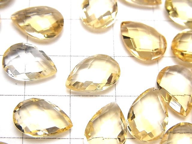 [Video] High Quality Citrine AAA Undrilled Pear shape Cushion Cut 13x9mm 3pcs $8.79!