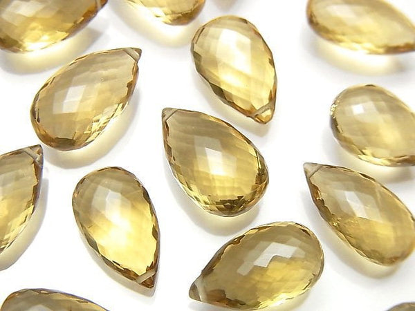 Faceted Briolette, Other Quartz, Pear Shape Gemstone Beads