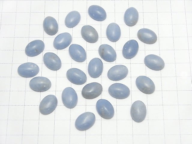 Angelite  Oval Cabochon 14x10mm 4pcs $4.79!