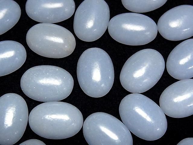 [Video] Angelite Oval Cabochon 18x13mm 4pcs