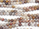 [Video] Laguna Lace Agate Round 8mm 1strand beads (aprx.15inch/37cm)