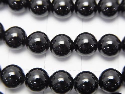 Black Spinel AAA Round 6-6.5mm half or 1strand beads (aprx.15inch/38cm)