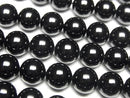 Black Spinel AAA Round 10mm half or 1strand beads (aprx.15inch/38cm)