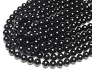 Black Spinel AAA Round 10mm half or 1strand beads (aprx.15inch/38cm)