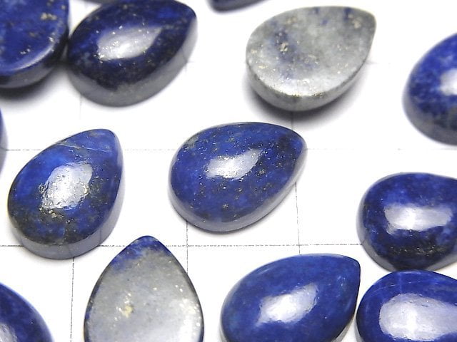 [Video] Lapislazuli AA+ Pear shape Cabochon 14x10mm 3pcs $7.79!