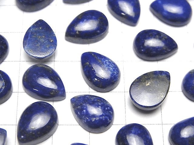 [Video] Lapislazuli AA+ Pear shape Cabochon 14x10mm 3pcs $7.79!