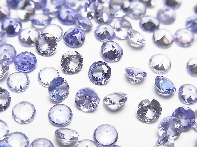 Brilliant, Tanzanite, Undrilled Gemstone Beads