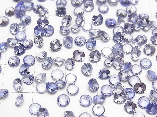 [Video] High Quality Tanzanite AAA Undrilled Brilliant Cut 4x4x2.5mm 5pcs $29.99!