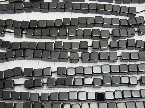 1strand $17.99! Black Tourmaline AAA - Cube 5x5x5mm 1strand beads (aprx.15inch / 37cm)