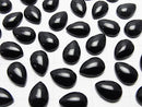 [Video] Onyx AAA Pear shape Cabochon 14x10mm 3pcs
