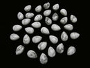 Howlite Magnesite  Pear shape  Cabochon 14x10mm 5pcs