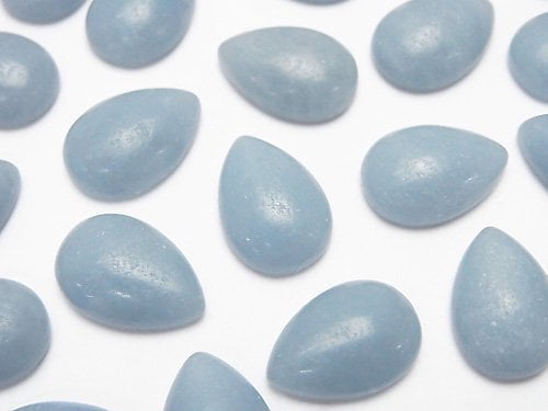 Angelite  Pear shape Cabochon 14x10mm 3pcs $3.79!