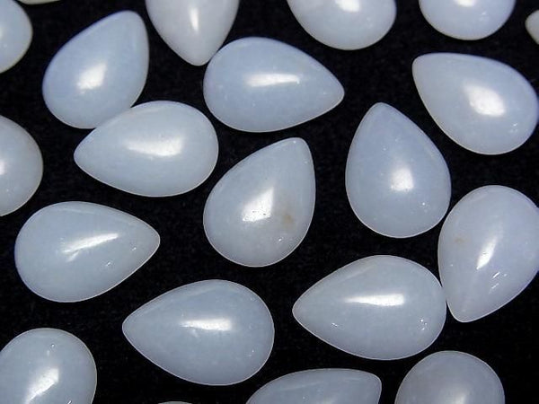 [Video]Angelite Pear Shape Cabochon 14x10mm 3pcs