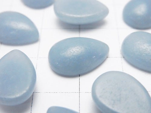 Angelite  Pear shape Cabochon 14x10mm 3pcs $3.79!