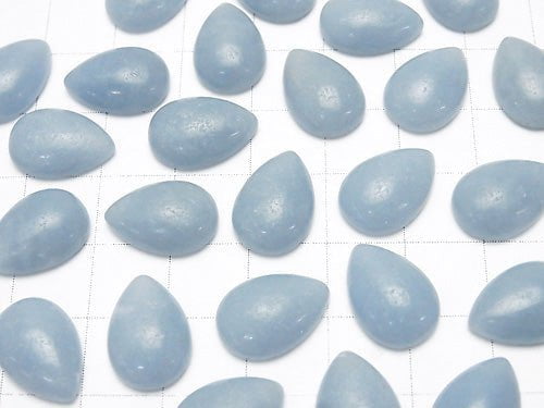 Angelite  Pear shape Cabochon 14x10mm 3pcs $3.79!