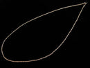 14KGF Pink Gold Filled Rope Chain 1mm [40cm][45cm] Necklace 1pc