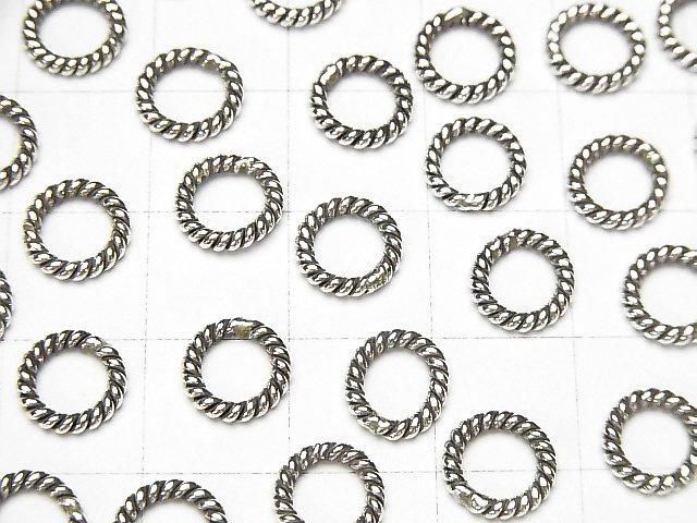 Karen Silver Rope Rings (Closed Type) 5mm, 6mm, 8mm, 10mm, 12mm (5pcs)