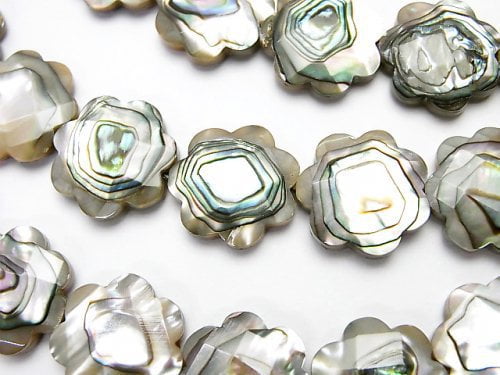 Flower, Mother of Pearl (Shell Beads) Pearl & Shell Beads