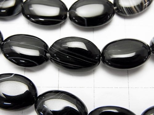 1strand $9.79!  Stripe Onyx Oval 14x10x4mm 1strand beads (aprx.15inch / 36cm)