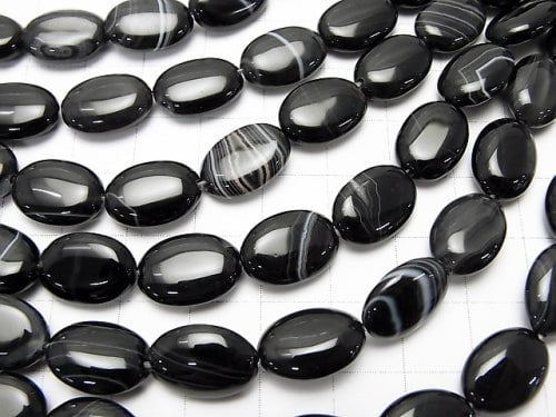 1strand $9.79!  Stripe Onyx Oval 14x10x4mm 1strand beads (aprx.15inch / 36cm)