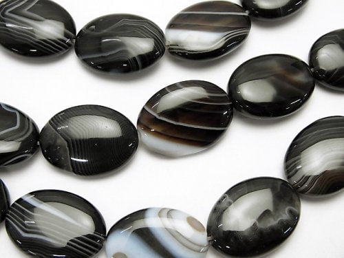 Onyx, Oval Gemstone Beads