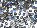 [Video] High Quality Black Labradorite AA++ Oval Cabochon 7x5mm 5pcs