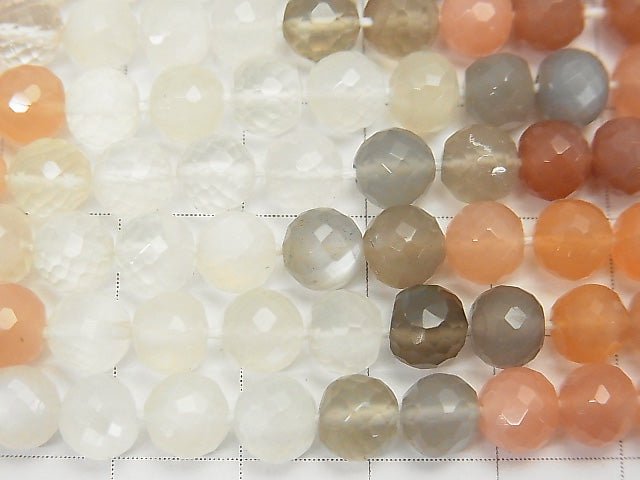 [Video]1strand $14.99 High Quality Multicolor Moonstone AAA Round Cut 1strand beads (aprx.9inch / 22cm)