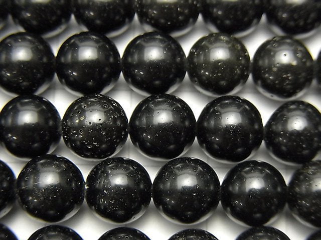 Tektite  Round 8mm half or 1strand (aprx.15inch/38cm)