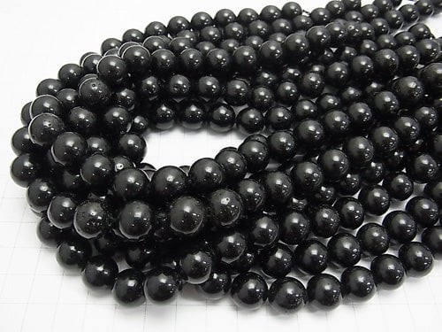 [Video] Tektite  Round 12mm half or 1strand beads (aprx.15inch/36cm)