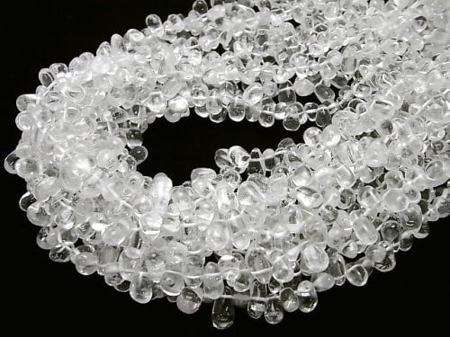 Crystal AAA- Drop -Nugget 1strand beads (aprx.14inch/34cm)