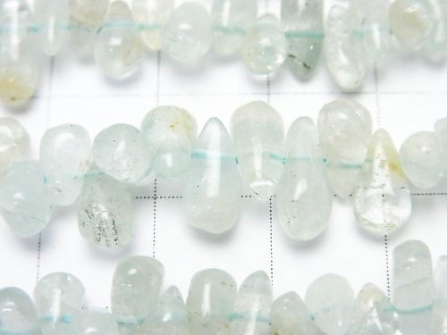 [Video] 1strand $9.79! Aquamarine AA Drop -Nugget  1strand beads (aprx.15inch/36cm)