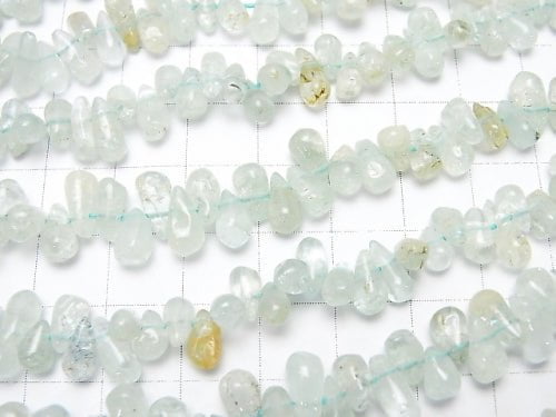 [Video] 1strand $9.79! Aquamarine AA Drop -Nugget  1strand beads (aprx.15inch/36cm)