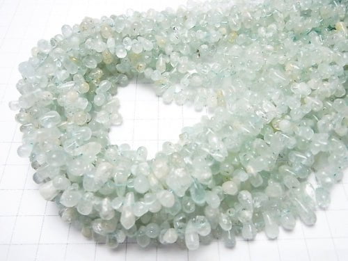 [Video] 1strand $9.79! Aquamarine AA Drop -Nugget  1strand beads (aprx.15inch/36cm)